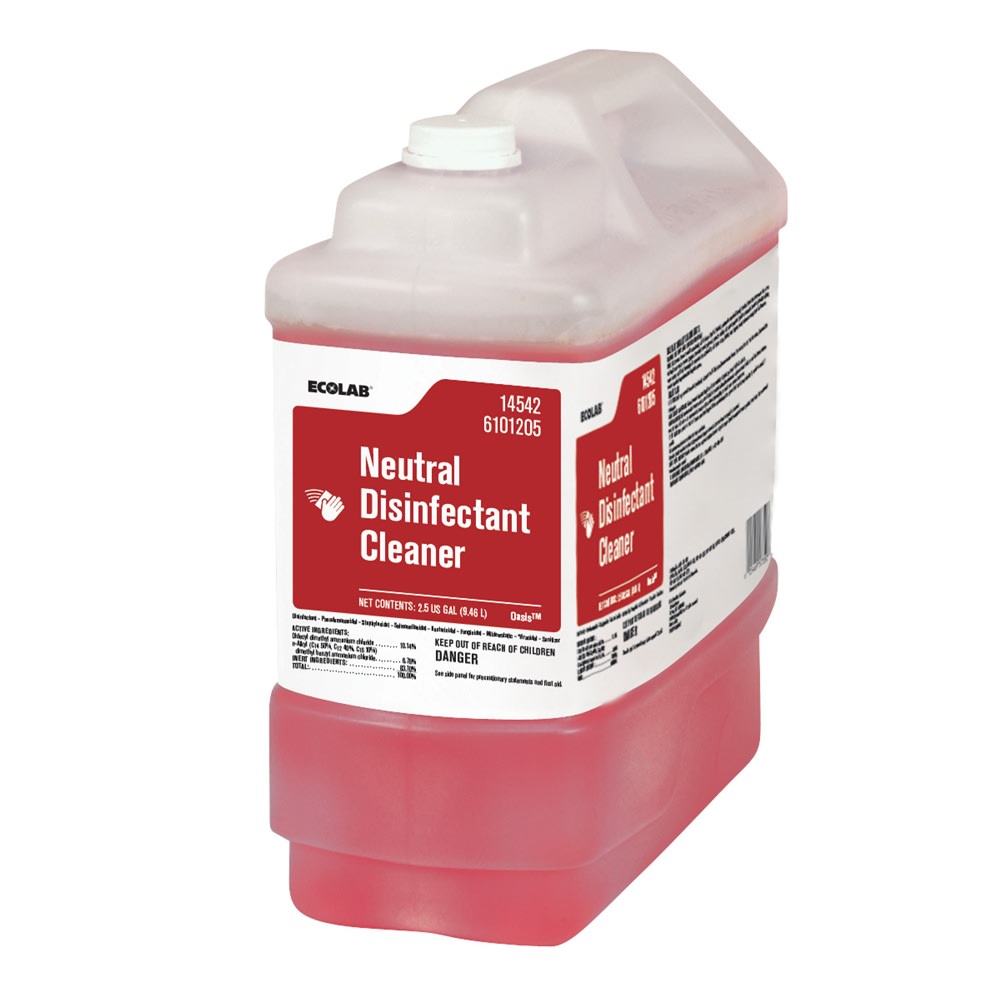GuestSupply US | Ecolab® Neutral Disinfectant Cleaner, 2.5 Gallon